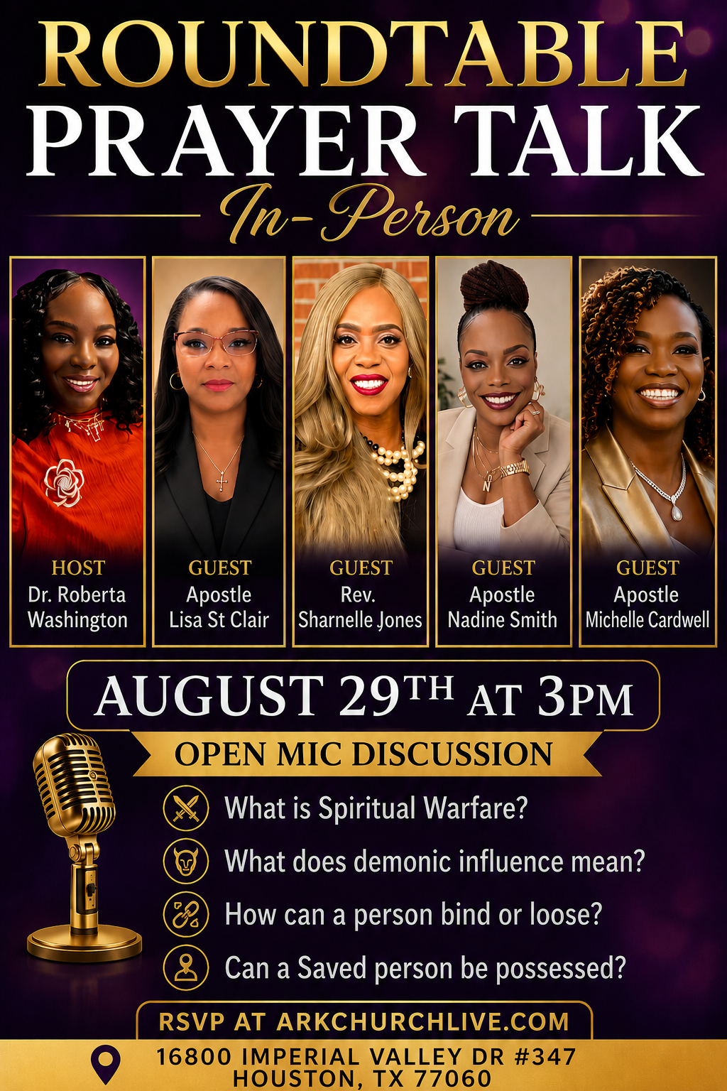 Roundtable Prayer Talk — In-Person