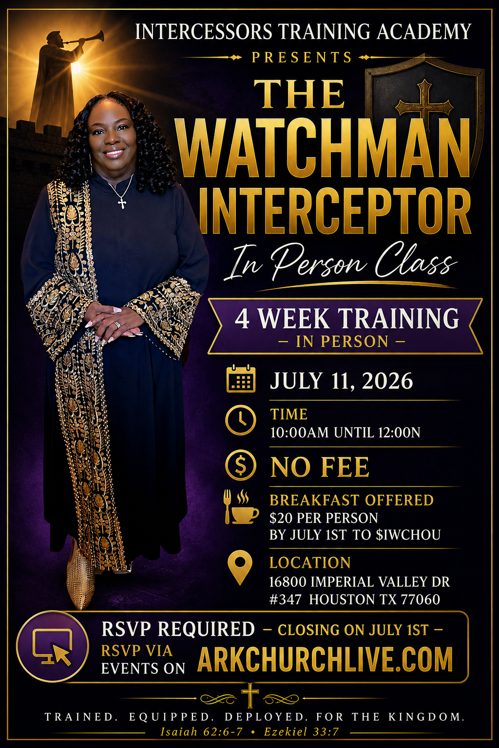 The Watchman Interceptor In-Person Class