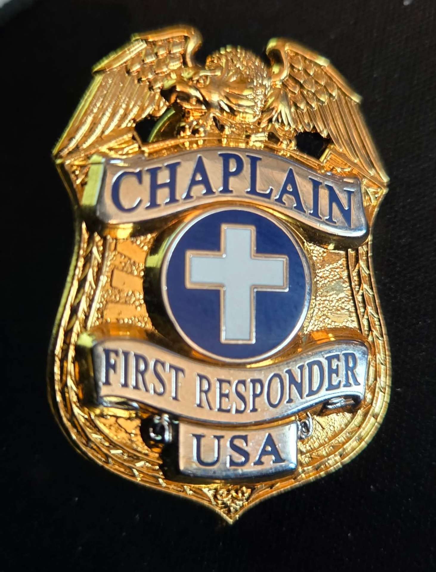 Chaplain First Responder USA badge