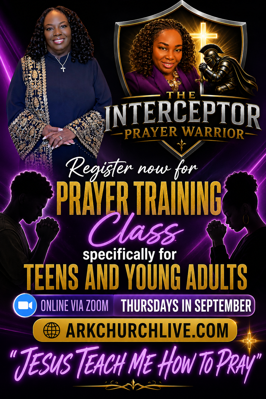 The Interceptor Prayer Warrior Prayer Training Class for teens and young adults
