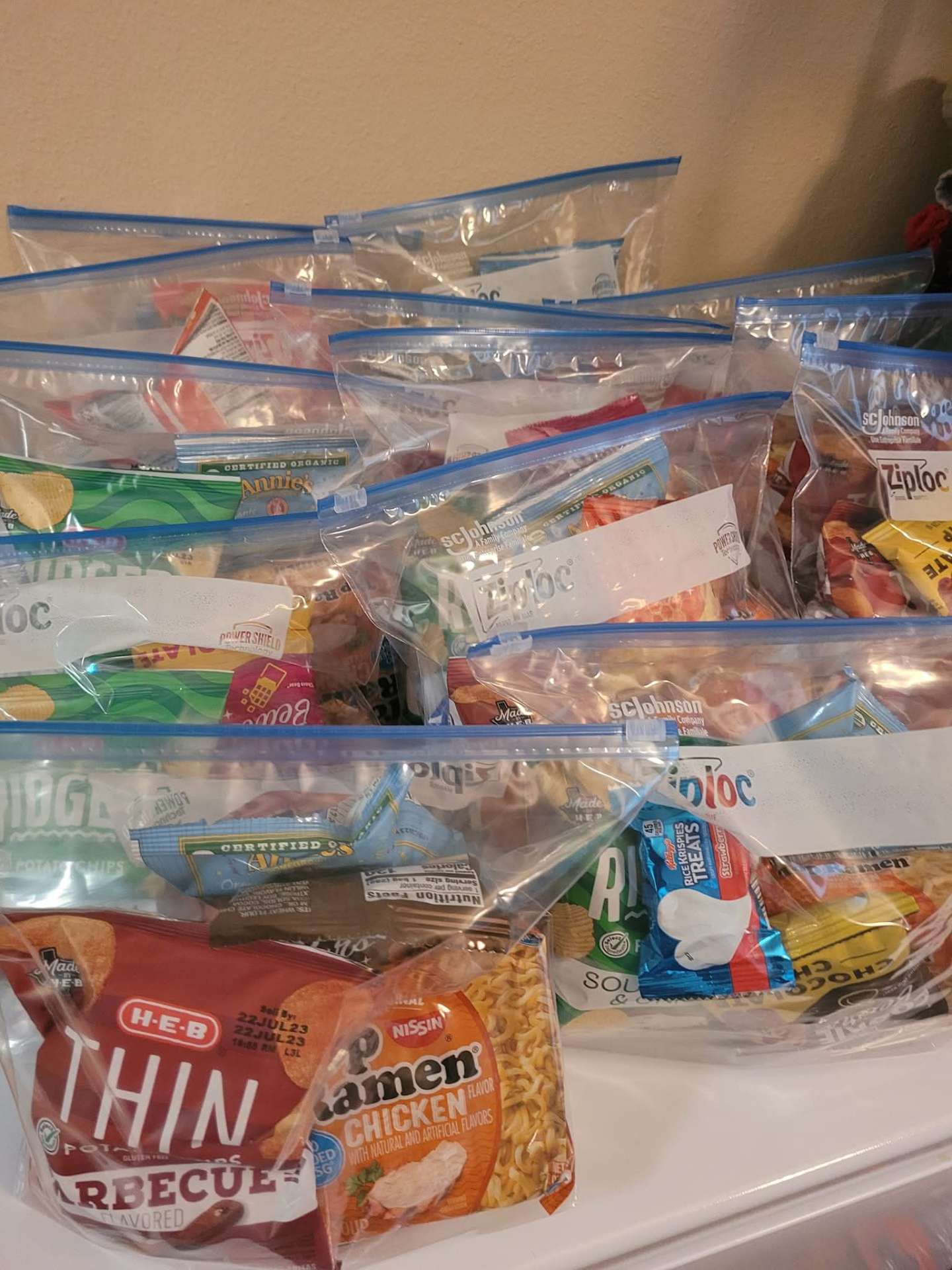 Snack packs for the community